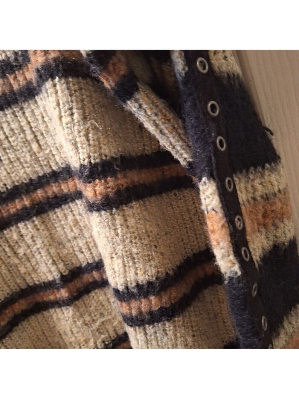 Free People Multicolor Striped Sweater Small - Picture 3 of 5
